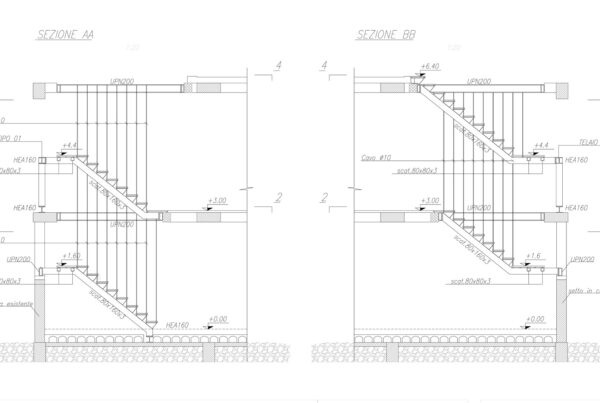 Apertura vano in solai e realizzazione nuova scala